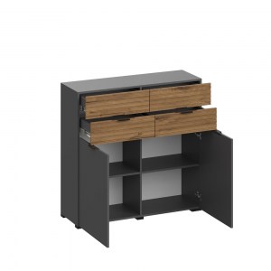 Ома ТБ-3613 Тумба 2-х дверная с ящиками